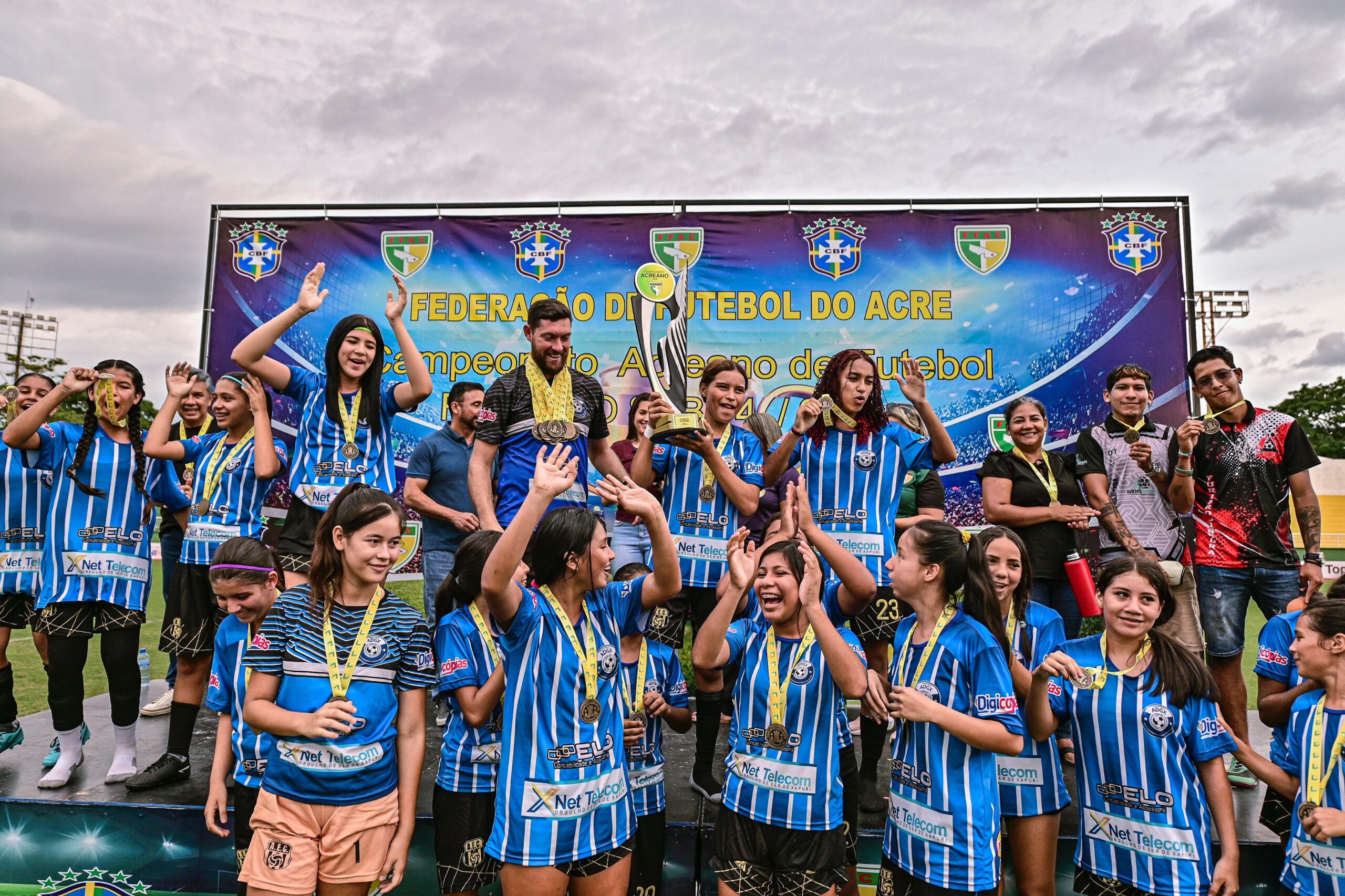 1º campeão, Grêmio Xapuriense domina números do Campeonato Acreano Feminino Sub-14