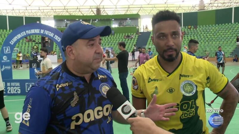 ▶️ Veja entrevistas do Atlético-PI após título do Piauiense de futsal 2025