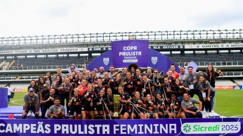 Bragantino vence Santos na Vila Belmiro e conquista o título da Copa Paulista Feminina
