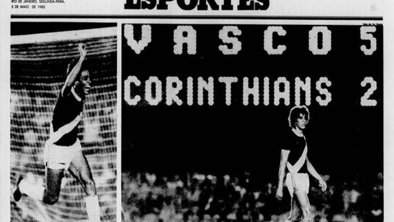 Por Roberto: o dia em que Dinamite voltou ao Vasco e detonou o Corinthians no Maracanã