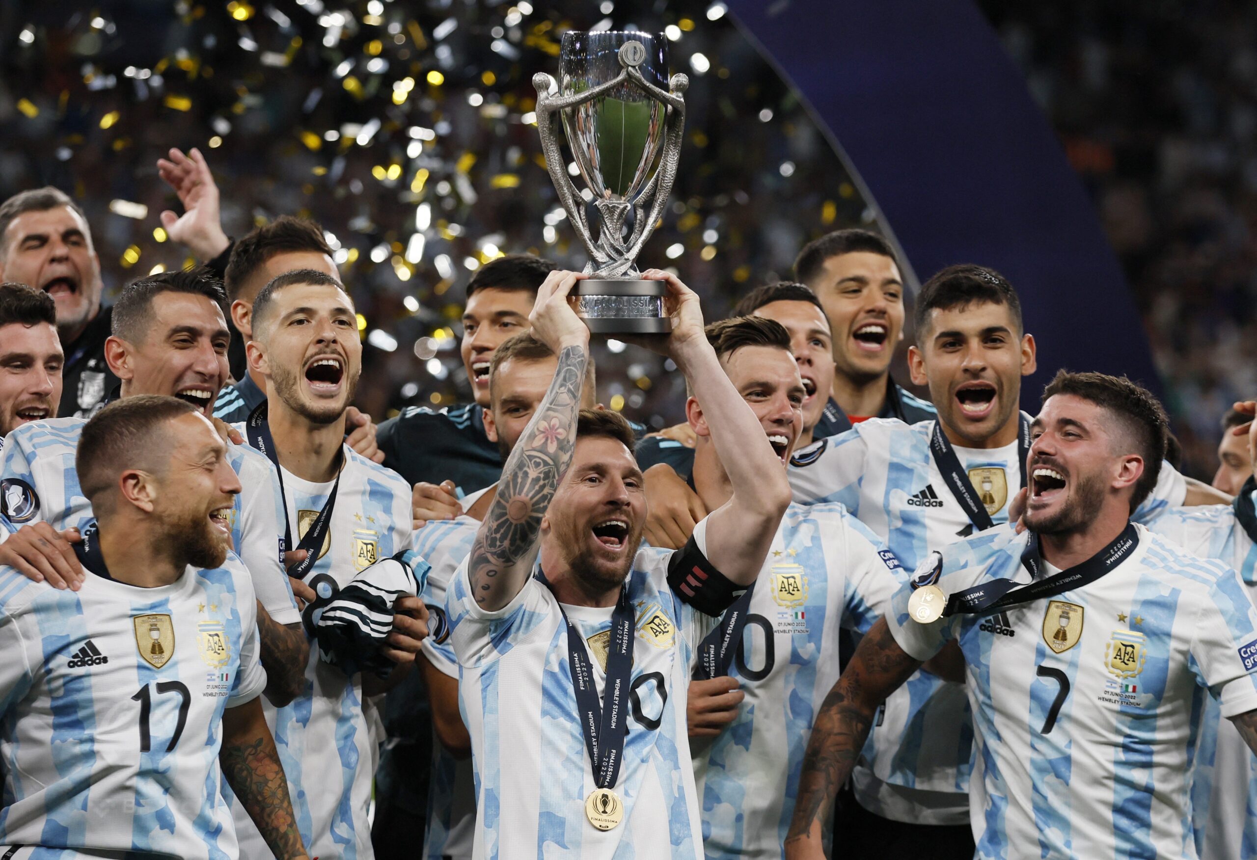 “Finalíssima” entre Argentina e Espanha será jogada em março, no Catar