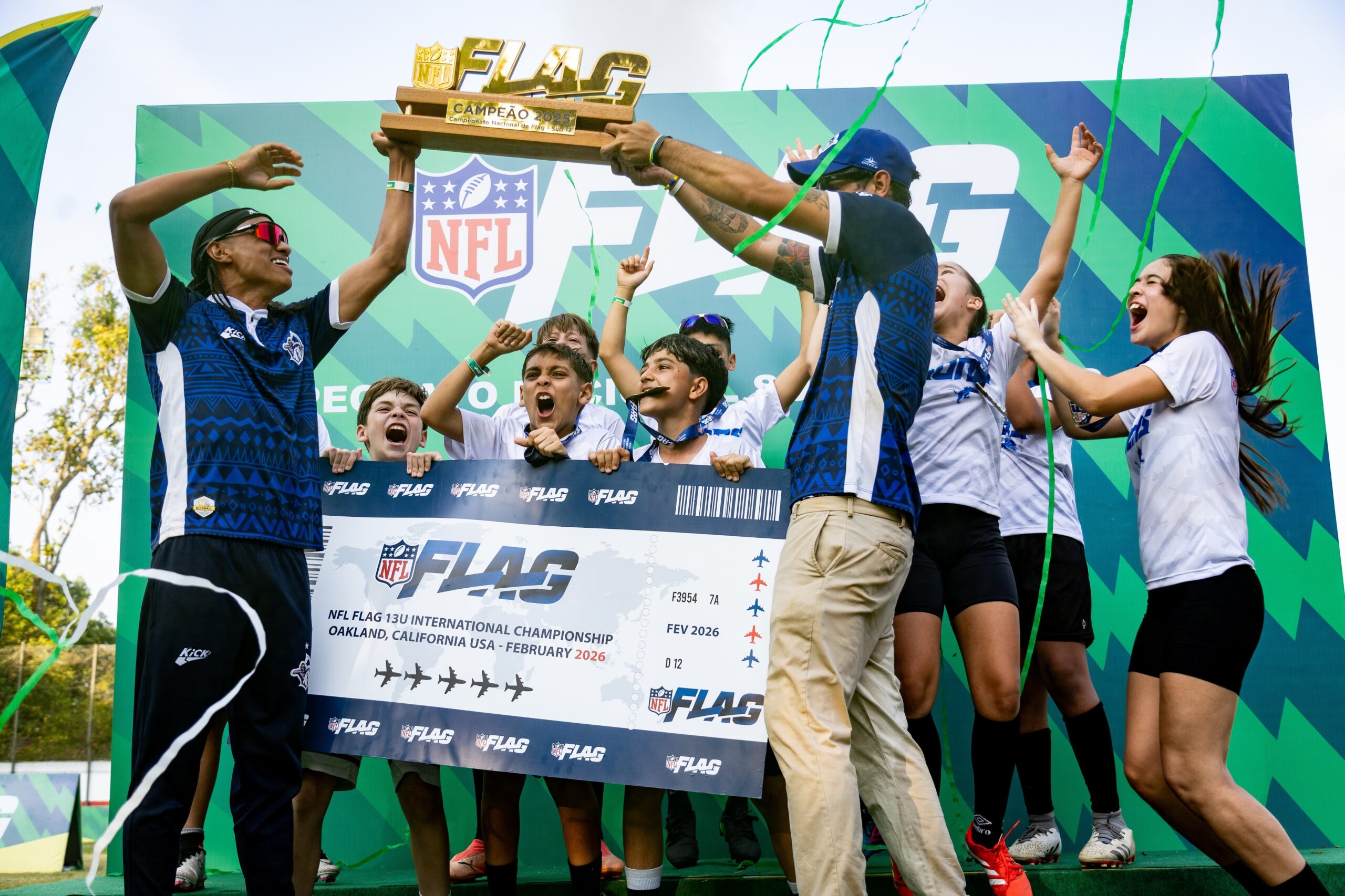 Time de São José dos Campos vai representar Brasil em torneio da NFL