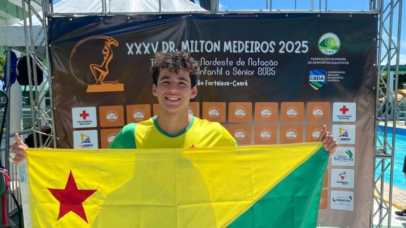 Joaquin Assaf vai disputar Brasileiro Interclubes Júnior de Natação de Verão, no Rio de Janeiro