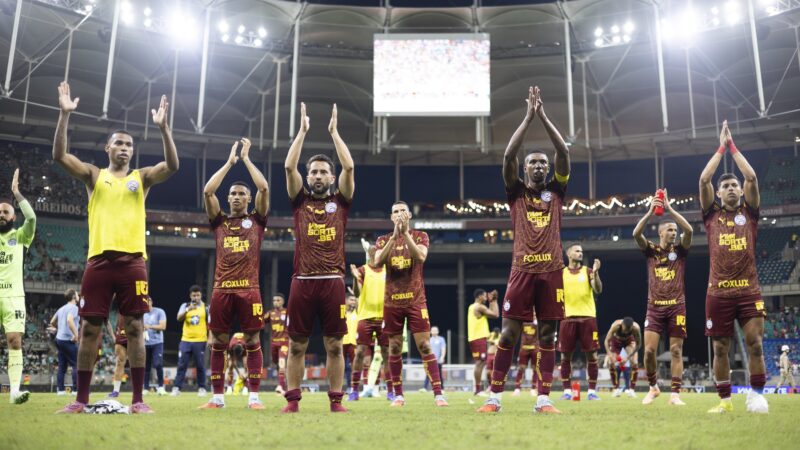 Bahia amplia folga na liderança em participações do Nordeste na Série A; Vitória toma 2º lugar do Sport