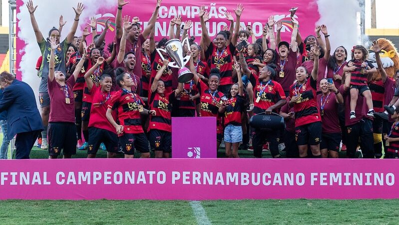 Sport goleia o Ipojuca e conquista o tetra no Pernambucano feminino