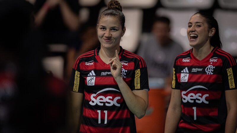 Sesc-Flamengo sofre em casa, mas vence o Sorocaba e volta à liderança da Superliga
