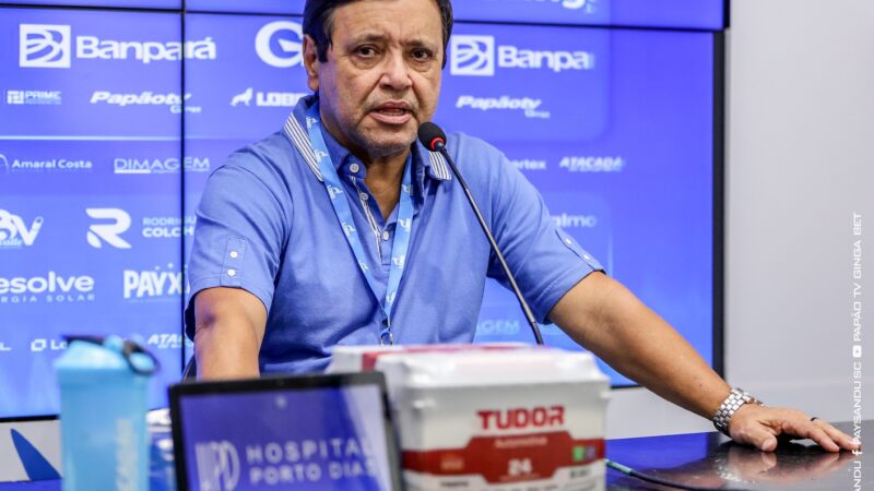 Novo diretor de futebol, Maia destaca atenção com a base e diz que Paysandu apresentará três reforços