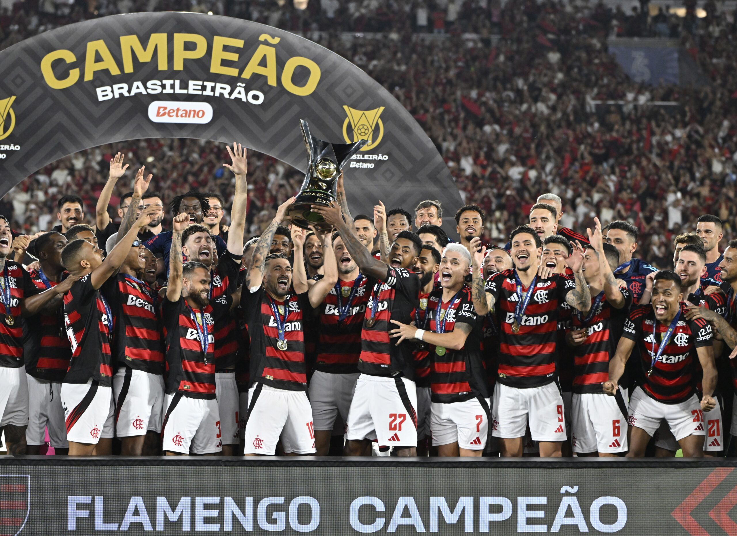 Flamengo conquista seu nono título no Brasileirão