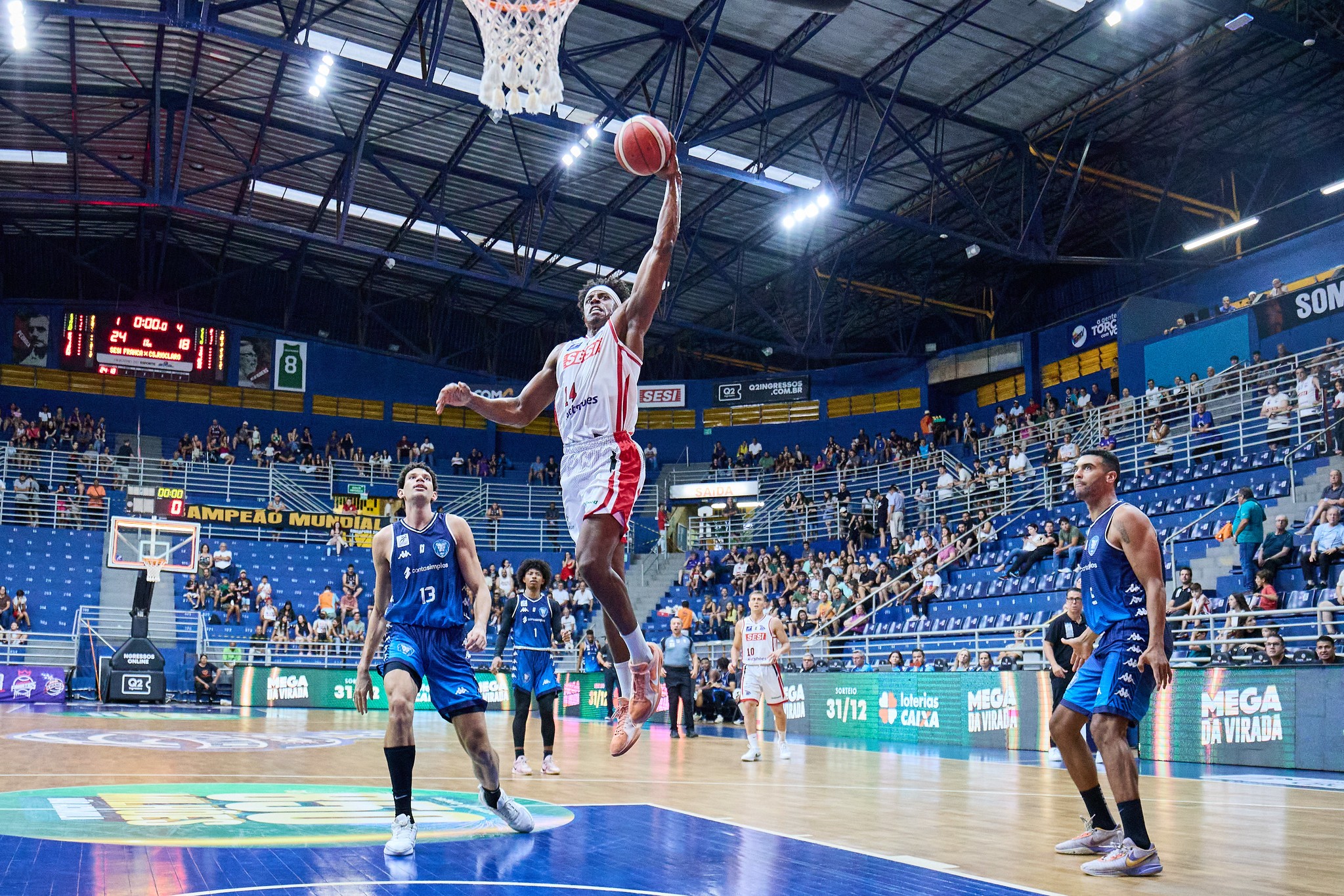Franca controla Rio Claro no Pedrocão e vence a décima seguida no NBB