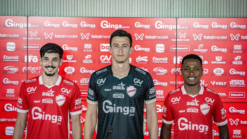 Vila Nova apresenta os primeiros reforços para 2026: Marco Antônio, Airton e Ryan