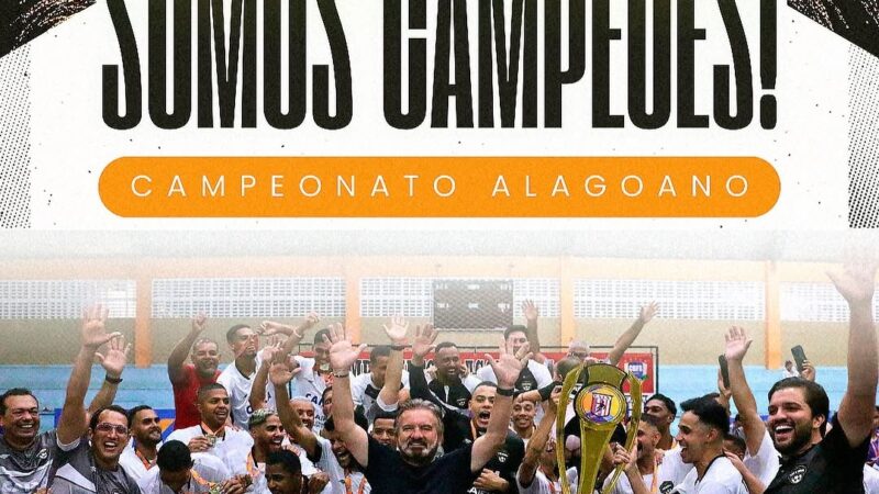 Com mais uma goleada sobre o Fênix, Traipu conquista o tricampeonato alagoano de futsal