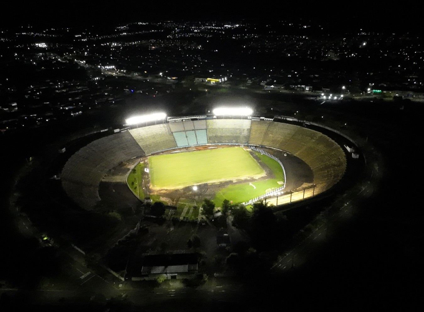 Estádio Prudentão recebe novo sistema de iluminação em LED