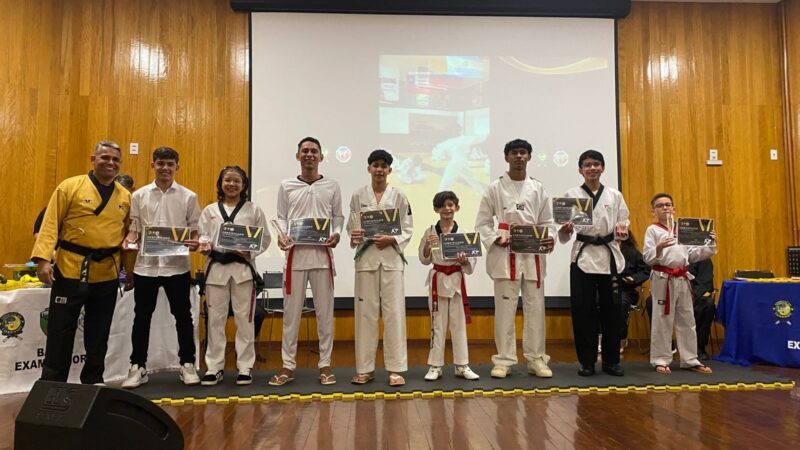 Taekwondistas acreanos são homenageados em cerimônia de premiação Melhores do Ano