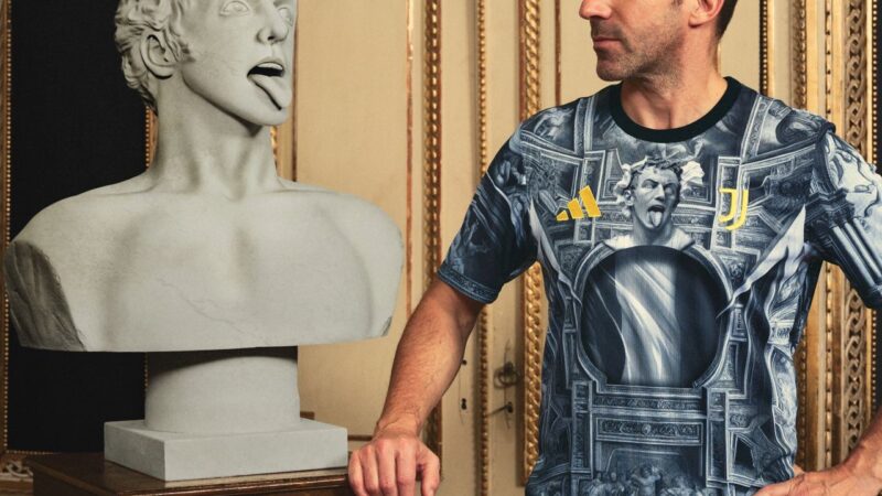 Del Piero, maior ídolo da Juventus, vira camisa do clube com traços renascentistas; veja