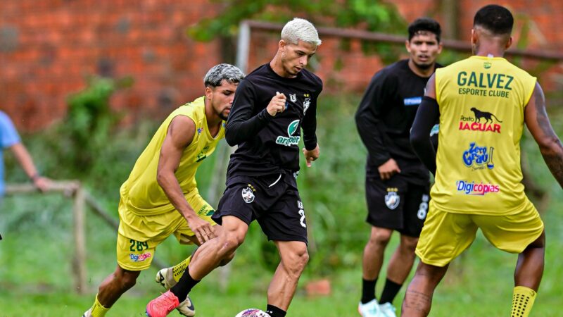 Vasco-AC e Galvez empatam em amistoso de pré-temporada no CT Carlos Simão, em Rio Branco
