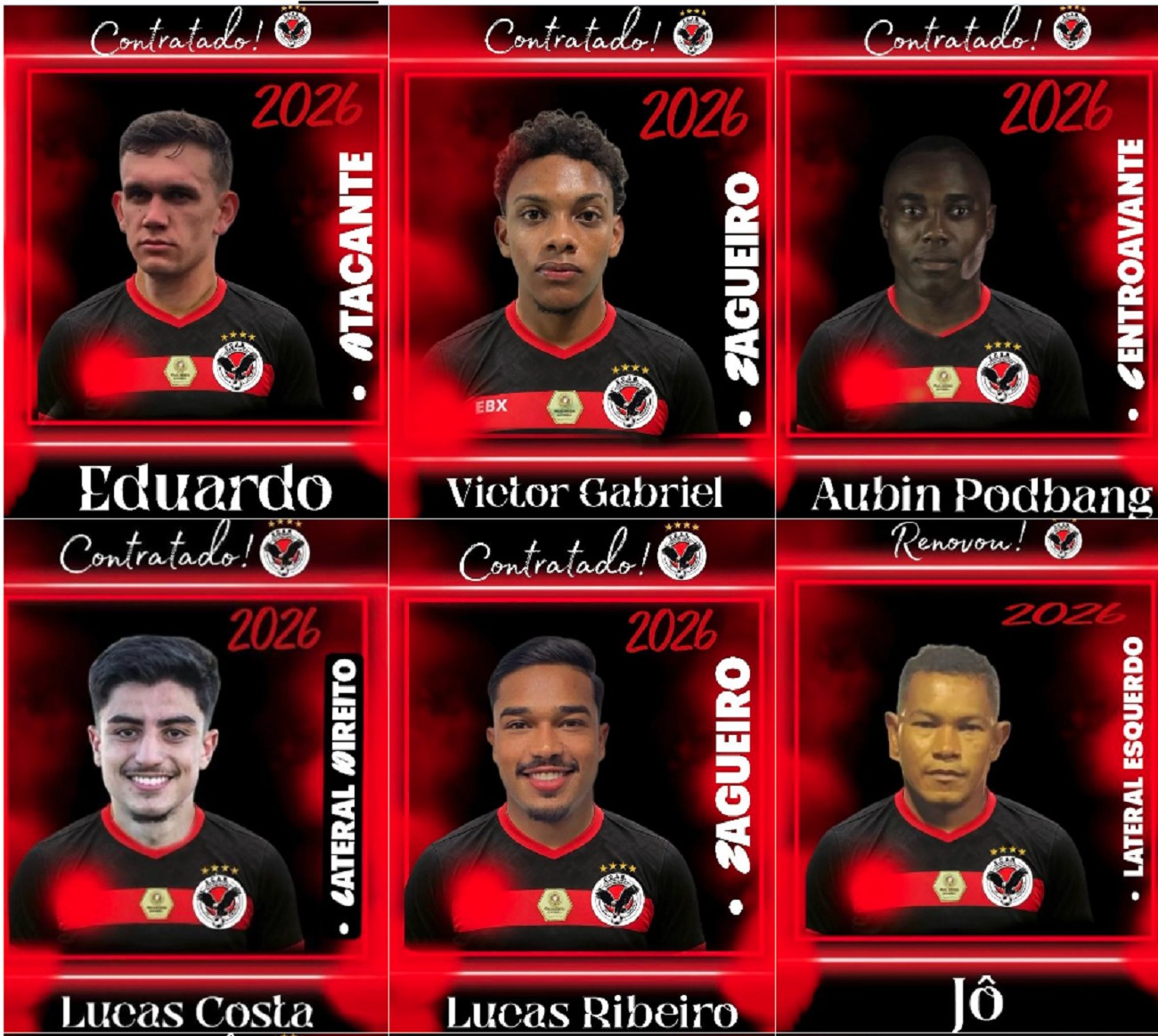 Águia Negra anuncia elenco para 2026 com jogadores africanos