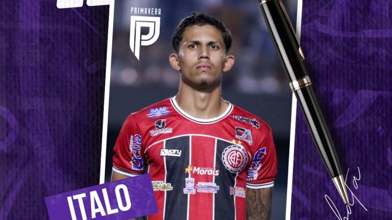 Primavera anuncia Italo Tabata como 17º reforço para 2026