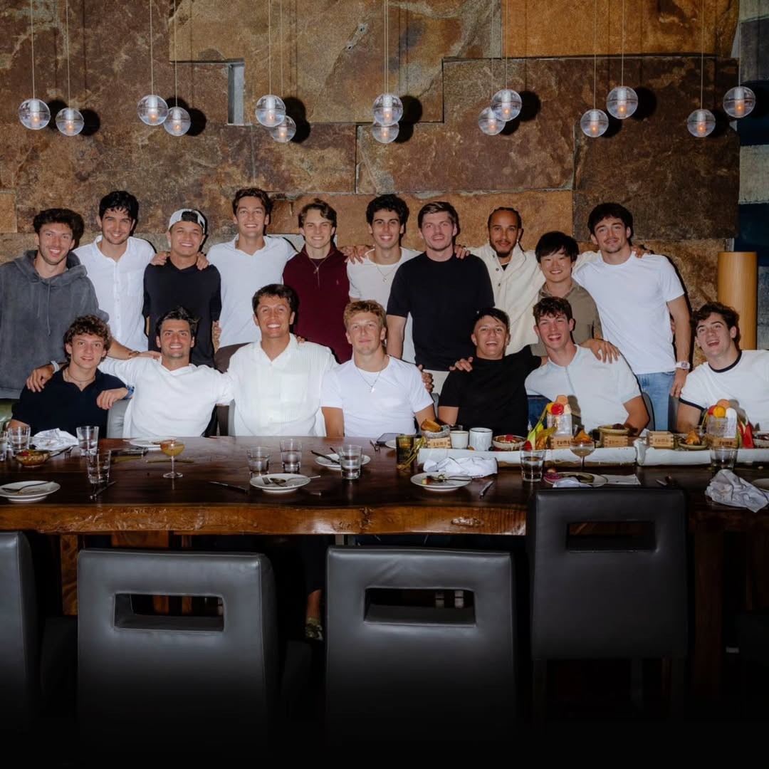 Gabriel Bortoleto participa de jantar dos pilotos da F1; veja