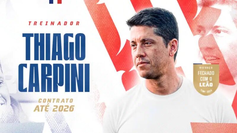 Thiago Carpini é o novo treinador do Fortaleza