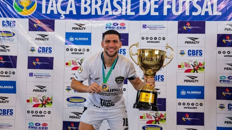 Após conquistas em 2025, sergipano Pedro Paraguai será jogador do Atlântico Futsal