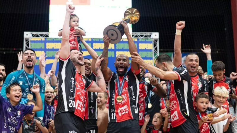 Com título do Brasileiro de Futsal, Atlético-PI garante vaga na Supercopa do Brasil 2026