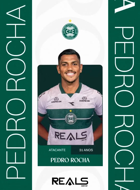 Coritiba anuncia Pedro Rocha, artilheiro da Série B, para 2026