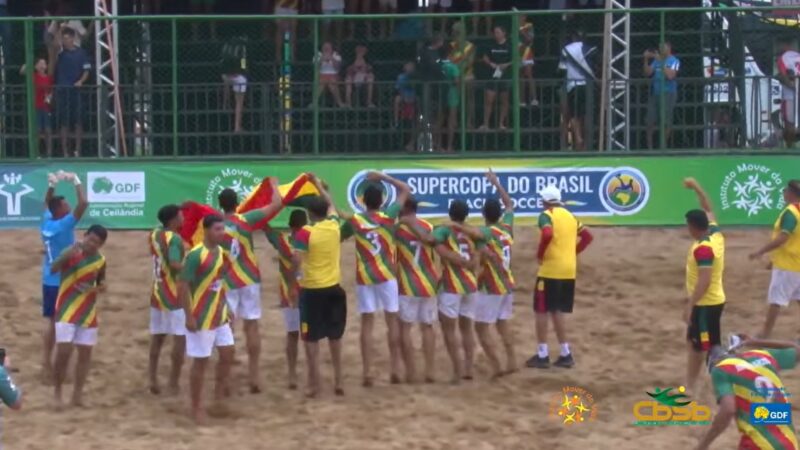 Sampaio é campeão da Supercopa do Brasil de Beach Soccer e volta a jogar a Libertadores em 2026