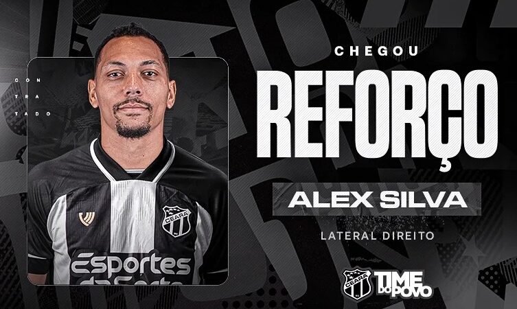 Ceará anuncia lateral-direito Alex Silva para 2026