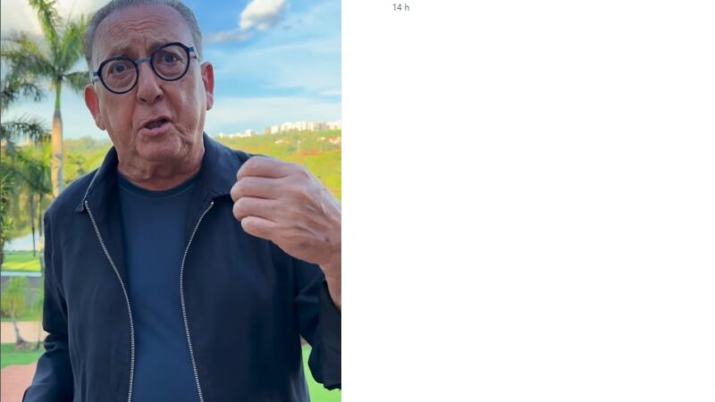 Galvão Bueno se pronuncia após passar o Natal internado e detalha recuperação: “Vou fazer repouso”