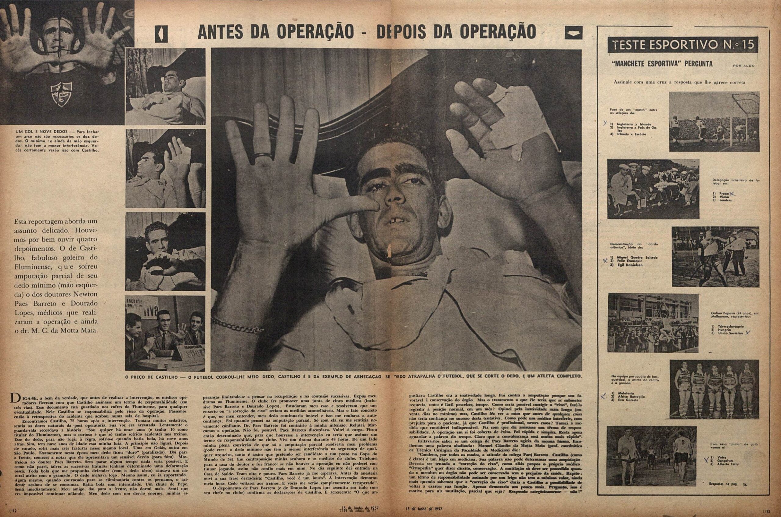 Como Castilho pregou peça em ídolo do Vasco para pegar pênalti e ajudar o Fluminense no clássico