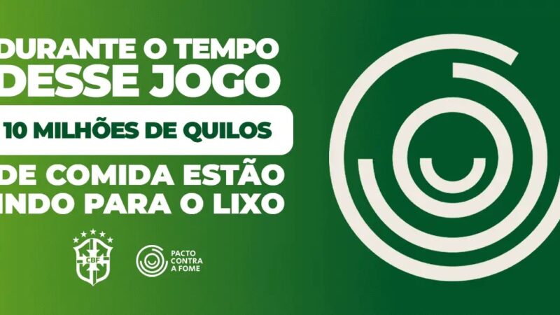 Brasil joga fora o equivalente a 40 milhões de refeições no tempo de um jogo de futebol