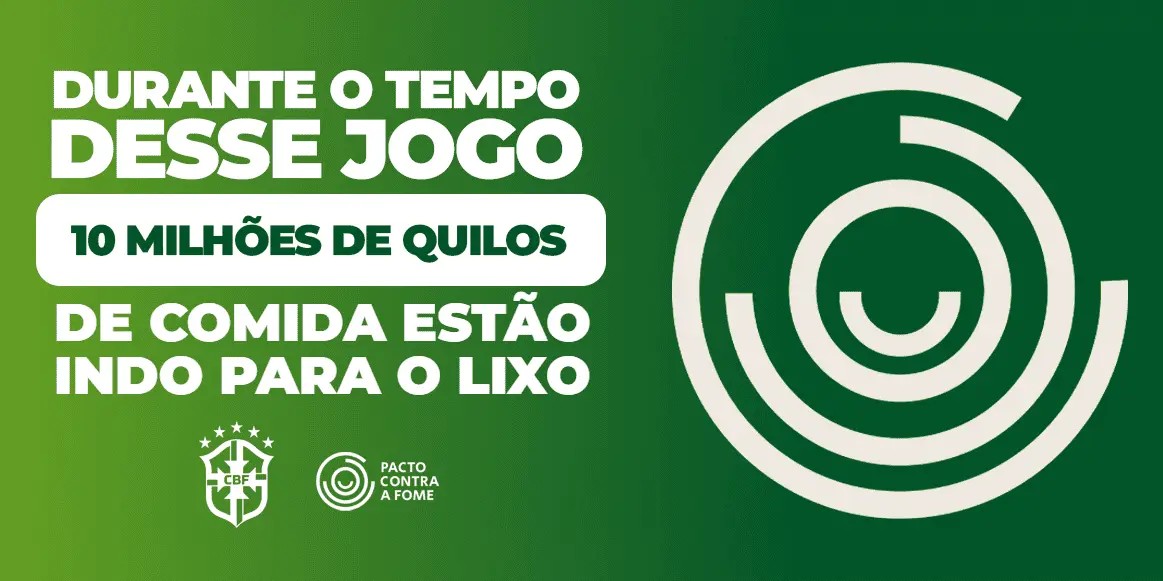 Brasil joga fora o equivalente a 40 milhões de refeições no tempo de um jogo de futebol