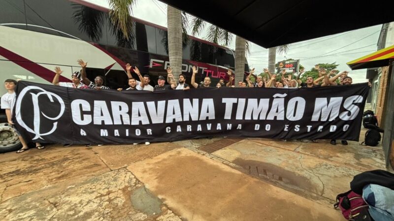 Corintianos de MS fazem caravana para final da Copa do Brasil