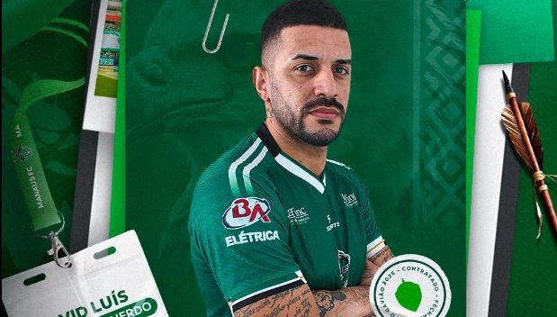 Zagueiro David Luís, ex-Juventude-SC, é o novo reforço do Manaus para a temporada 2026