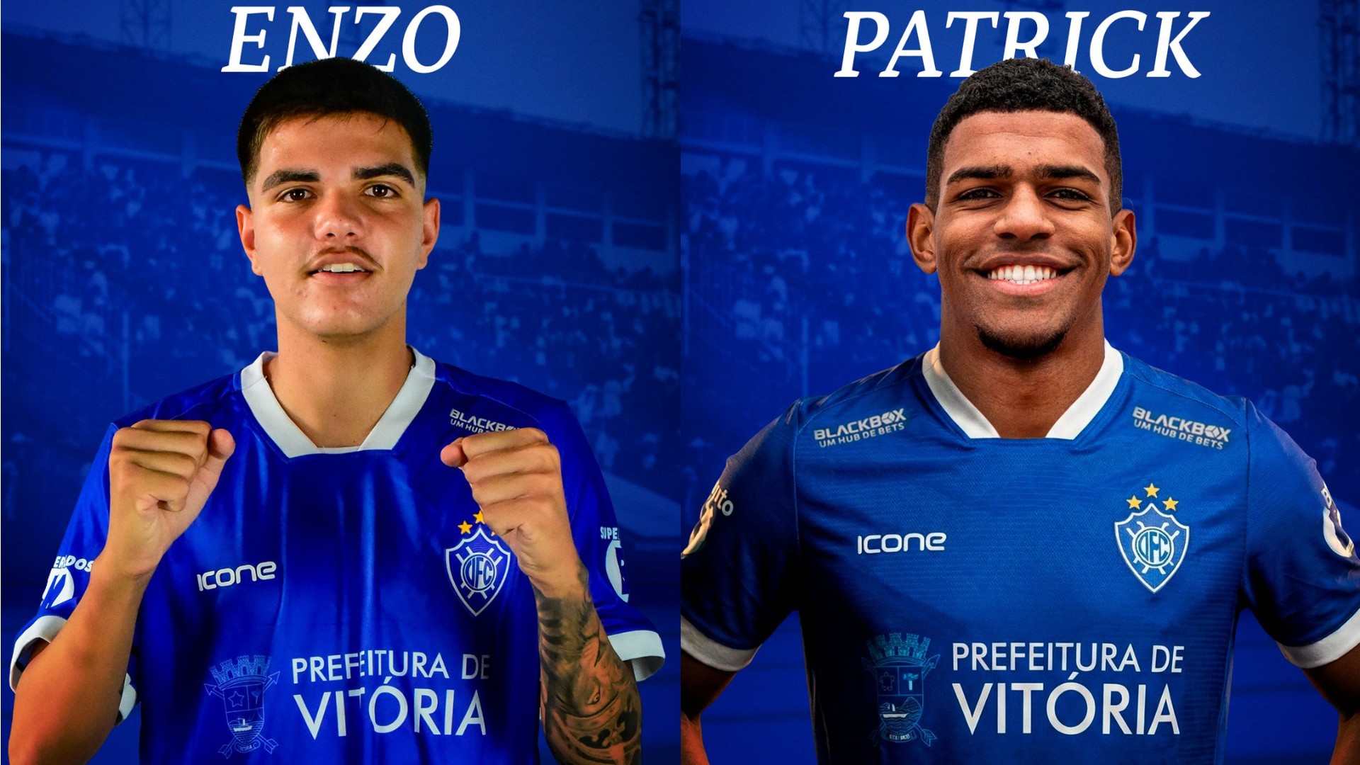 Vitória-ES anuncia volta de Enzo e acerto com atacante Patrick Cruz