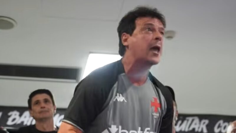 Diniz chacoalha vestiário antes da classificação do Vasco: “É pra arregaçar essa p* desse jogo”