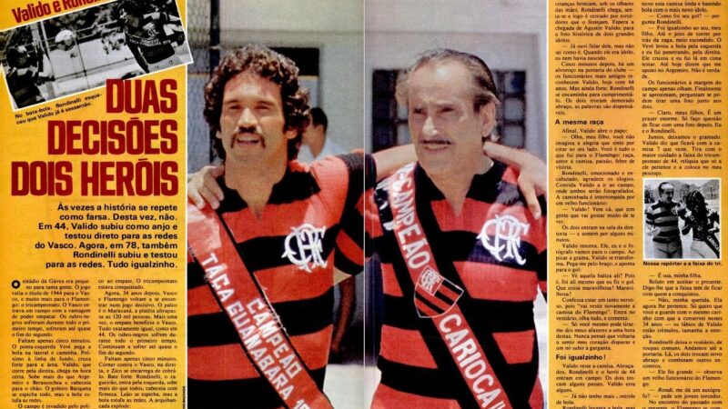 Rondinelli revive gol histórico em cabeçada de Danilo no Flamengo e brinca: “Só faltou a cambalhota”