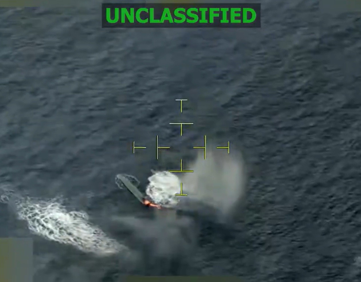 EUA fazem novo ataque contra embarcação no Oceano Pacífico