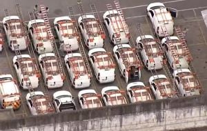 Enel: carros da concessionária ficam parados enquanto 1,5 milhão estão sem energia em SP