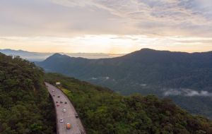 Mais de 20 km, 70 metros na Mata Atlântica: a ponte brasileira que virou sinônimo mundial de engenharia