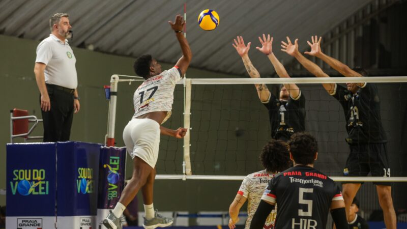Praia Grande se impõe e vence na estreia da Superliga B de Vôlei