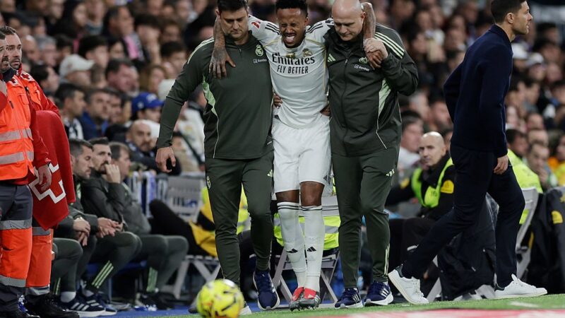 Militão sofre lesão grave no Real Madrid e ficará afastado por quatro meses
