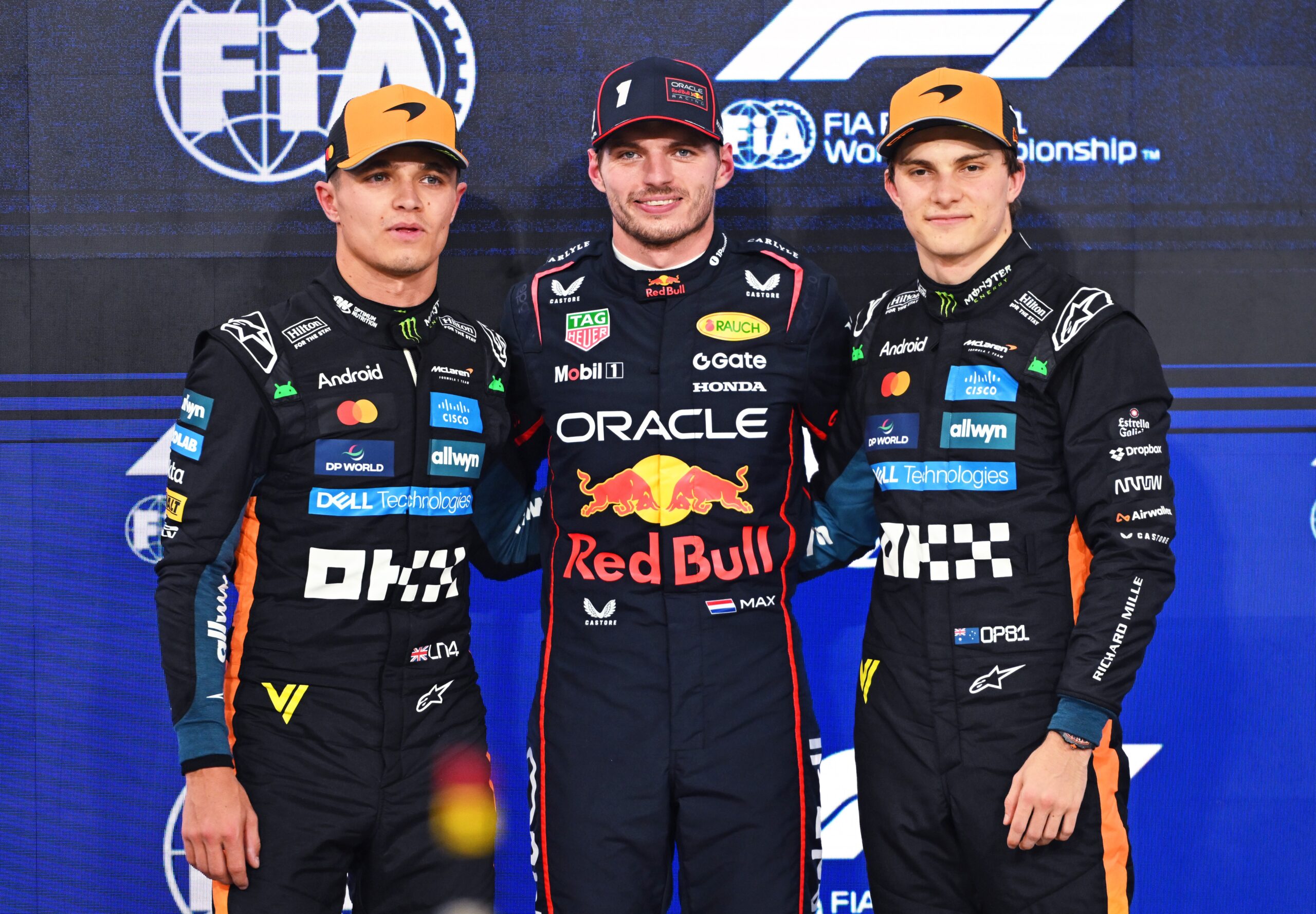 Análise: pole de Verstappen com Norris e Piastri logo atrás garante final épica para F1