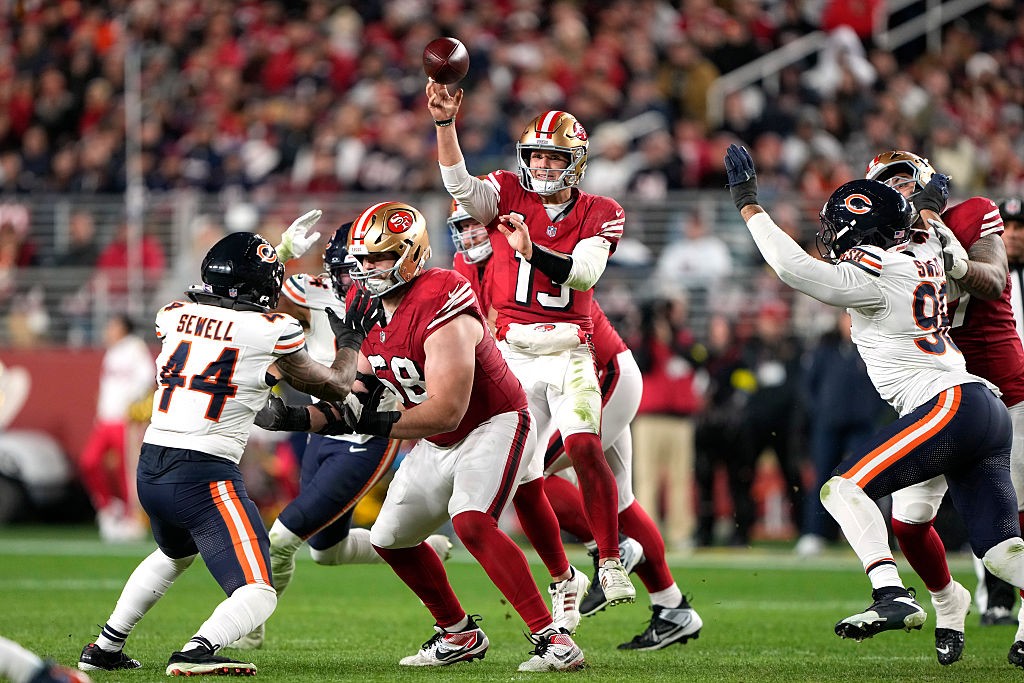 NFL: Em noite de Brock Purdy, 49ers superam Bears por 42 a 38