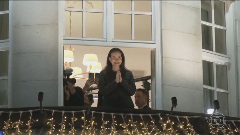 María Corina Machado deixa Oslo