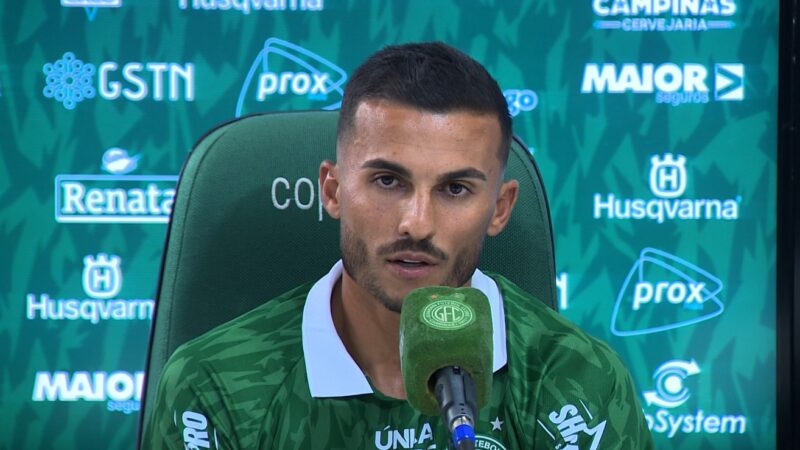 Novo atacante do Guarani diz ter recusado ofertas melhores: “Vim pelo desafio, não pelo dinheiro”