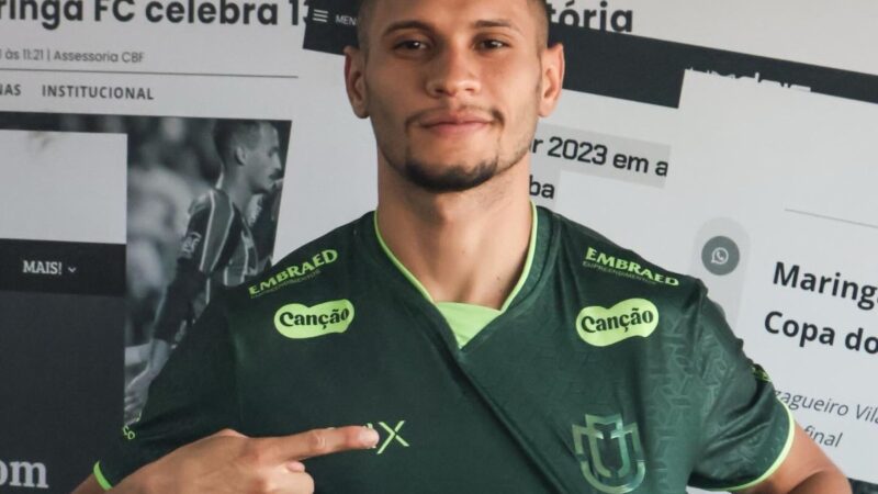 Maringá anuncia a contratação do atacante Ronald Camarão, ex-Confiança