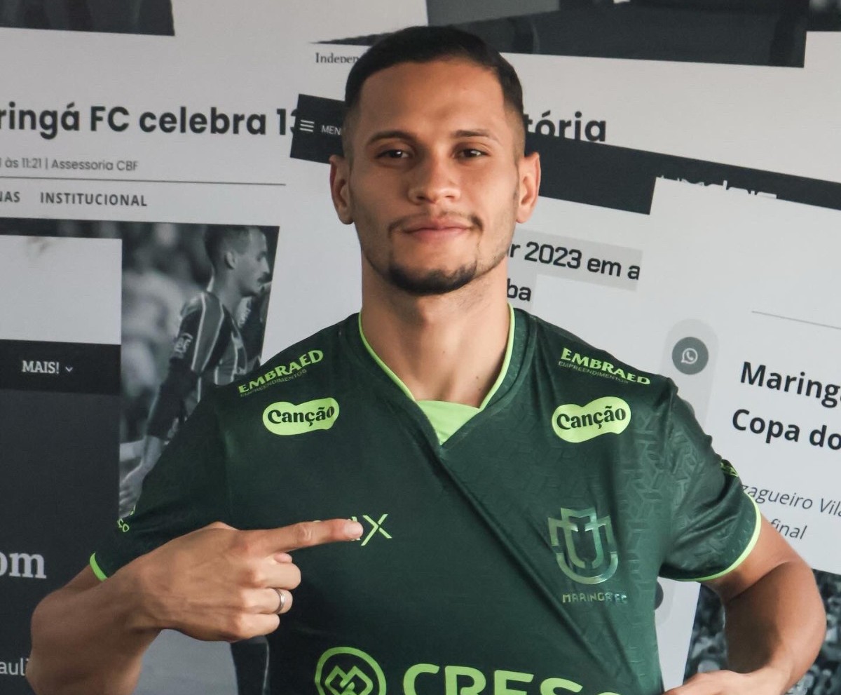Maringá anuncia a contratação do atacante Ronald Camarão, ex-Confiança
