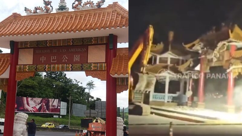 Monumento chinês é demolido no Panamá e gera crise política sob pressão de Trump