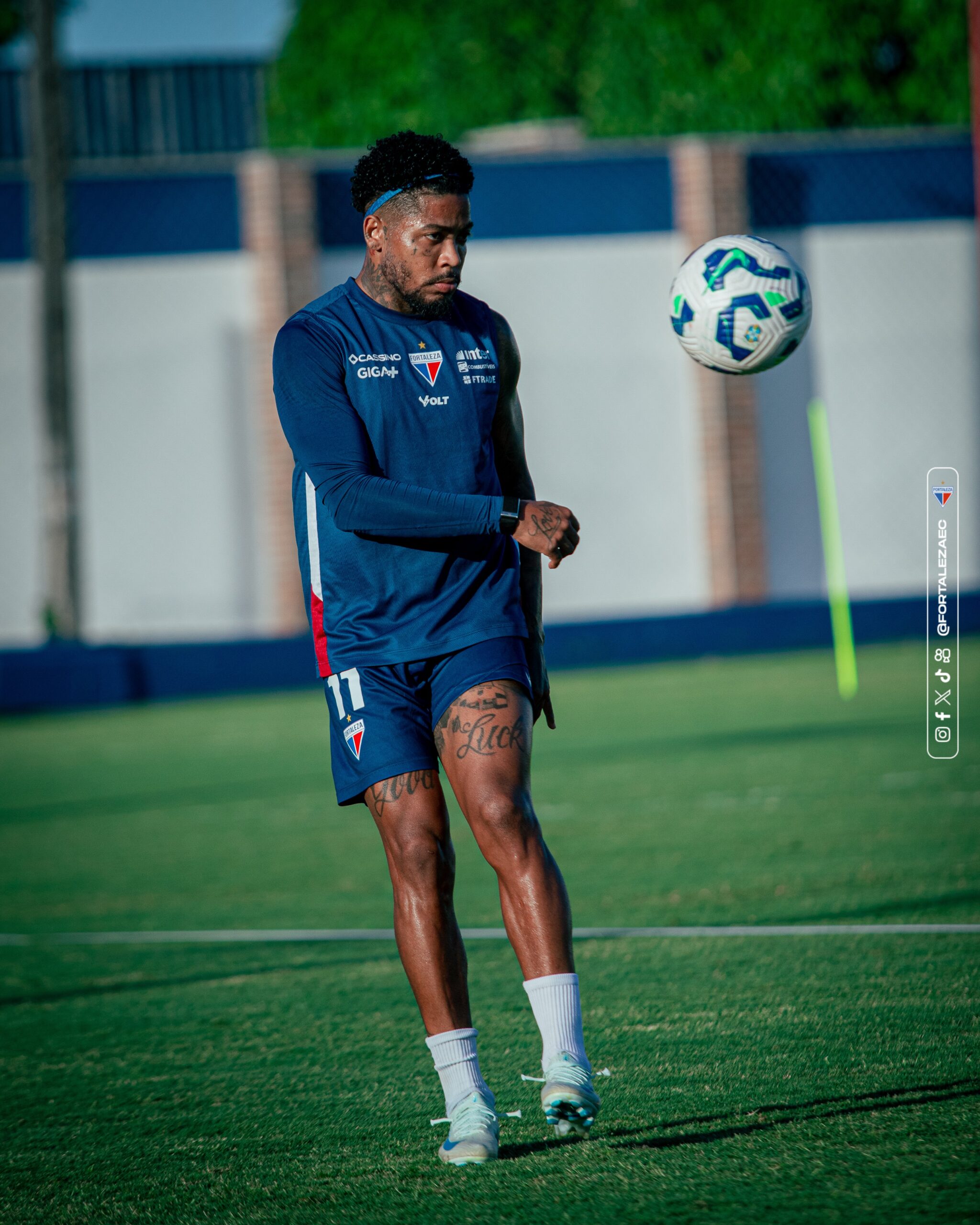 Marinho volta aos treinos no Fortaleza e pode ser opção contra o Corinthians